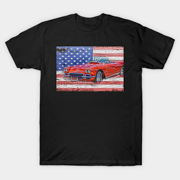 All American Beauty T-Shirt by DesigningJudy